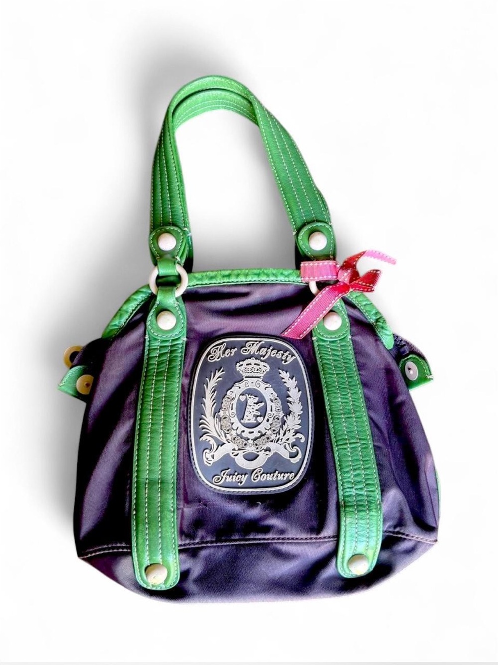 Y2K Vintage Juicy Couture "Her
Majesty" Nylon Tote Bag